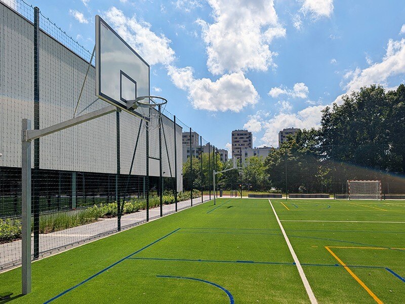 Artificial-grass field